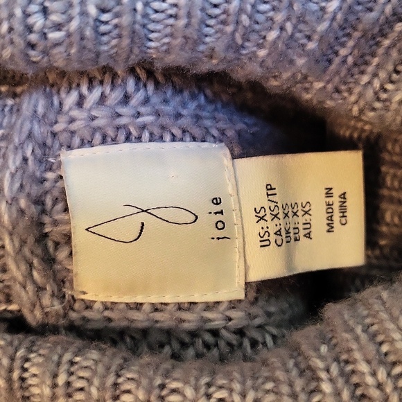 Joie Soft Blue Knit Pullover - Picture 3 of 5